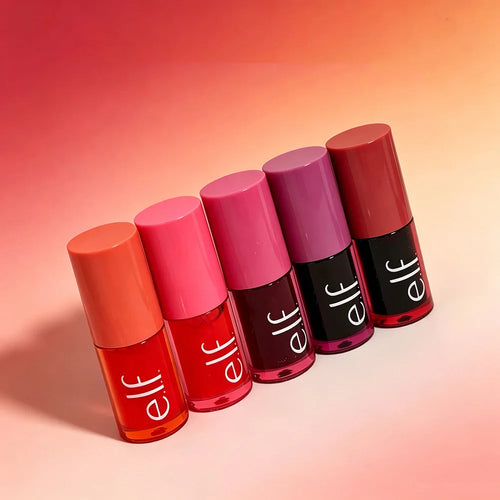 Set of ELF lipsticks with gradient background